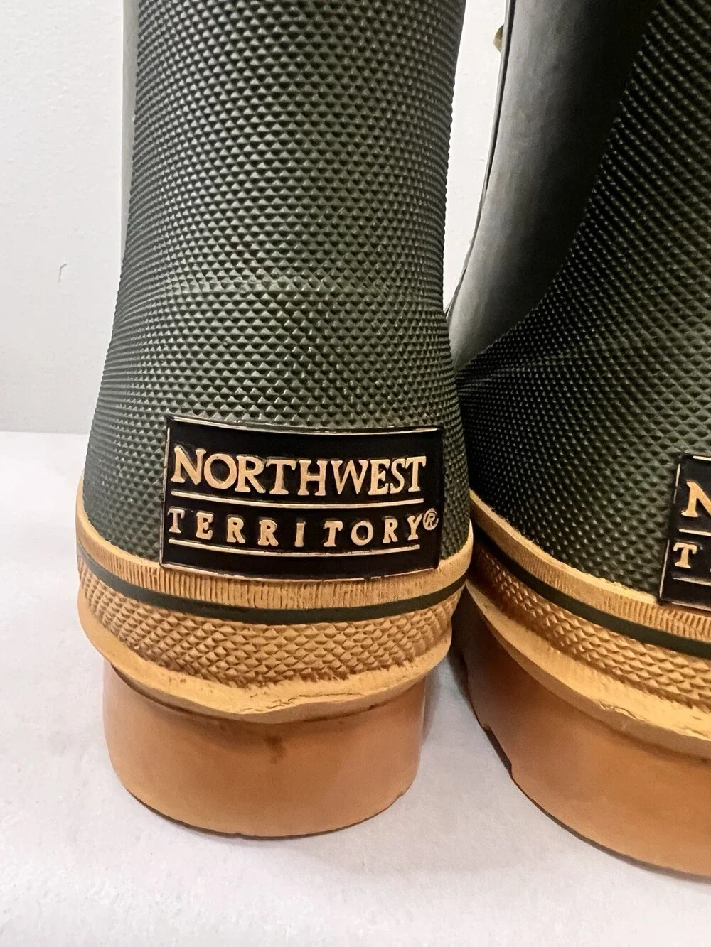 Vintage Northwest Territory Insulated Waterproof Rubber Boots Size 11